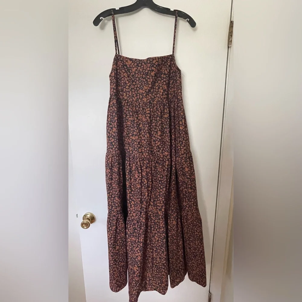 Matteau Floral-print tiered cotton-poplin maxi dress - Picture 5 of 10